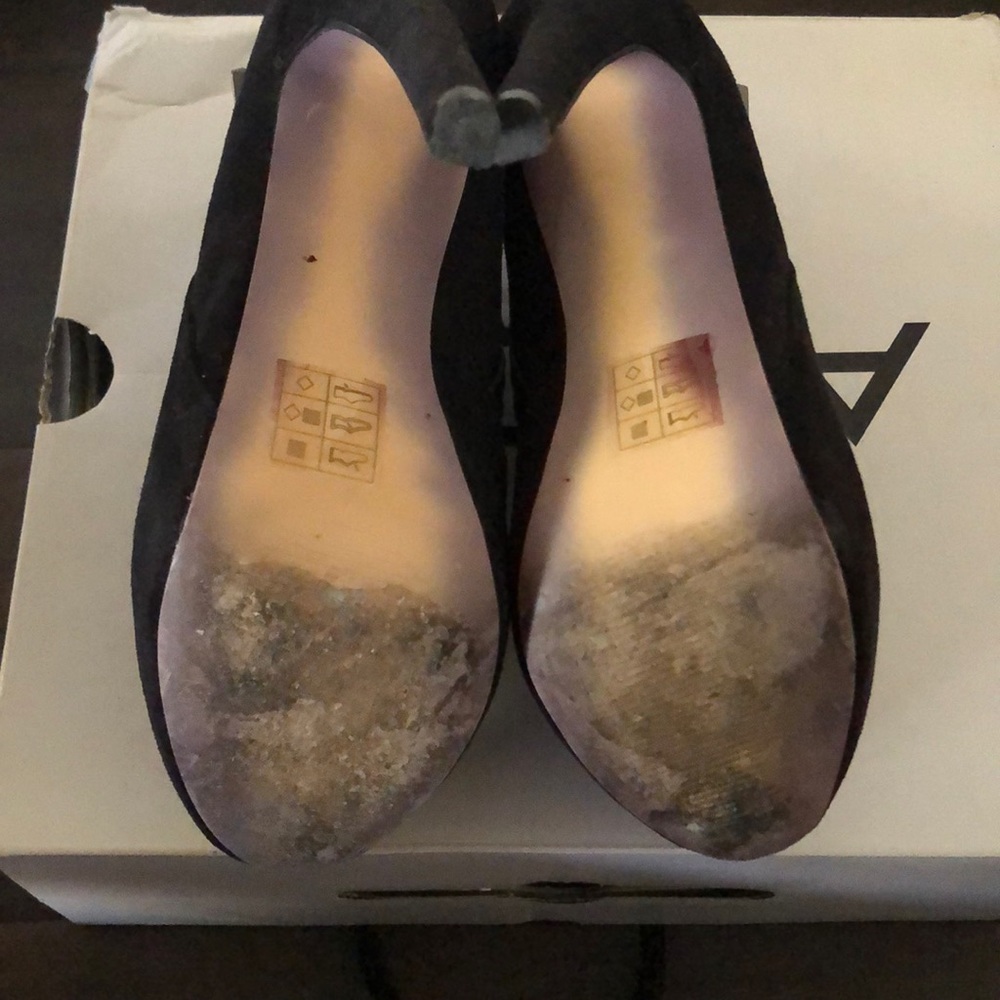 AlDO Black Ankle Booties Heels - Picture 7 of 8